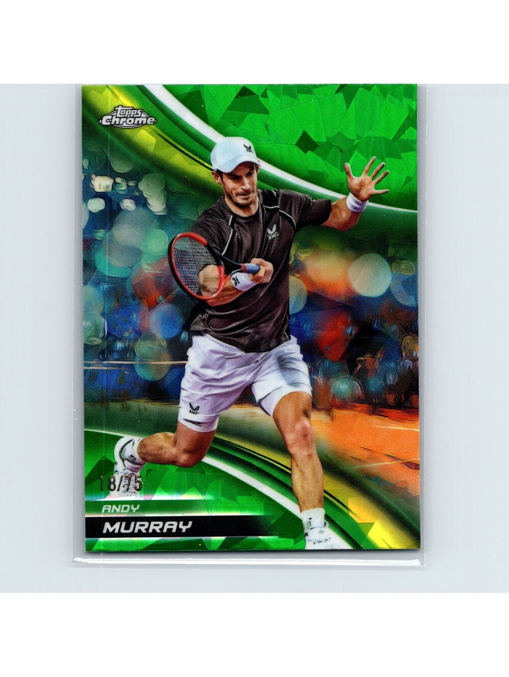 2025 Topps Chrome Tennis Sapphire Andy Murray #180 Green Refractor #/75